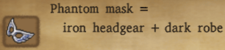 Phantom Mask Alchemy Recipe